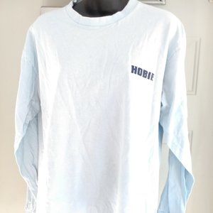 Vintage 1990s light blue long sleeve tee size large